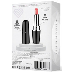LATETOBED Stimulateur de clitoris Viblips 9.5 x 2.5cm Noir